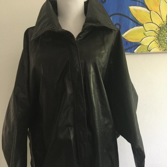 Givodi Giorgio by Comint -Vintage Leather Jacket - Picture 1 of 2